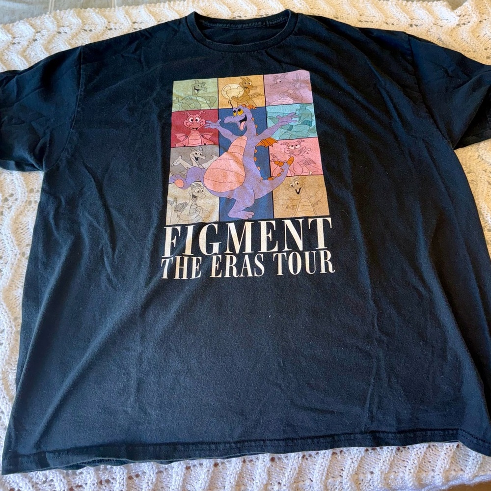 Black Graphic Figment The Eras Tour Short Sleeve Tee